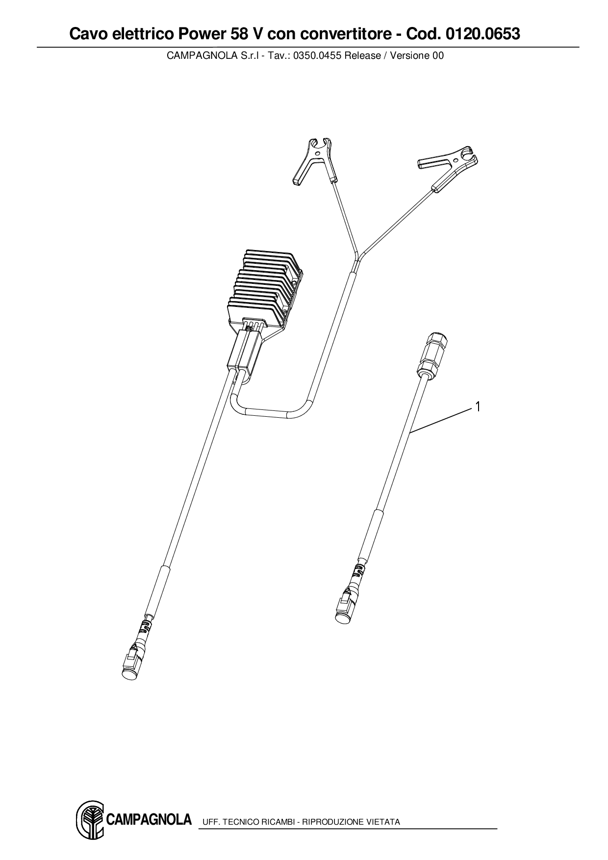 0120.0653_Cavo elettrico Power 58 V con convertitore